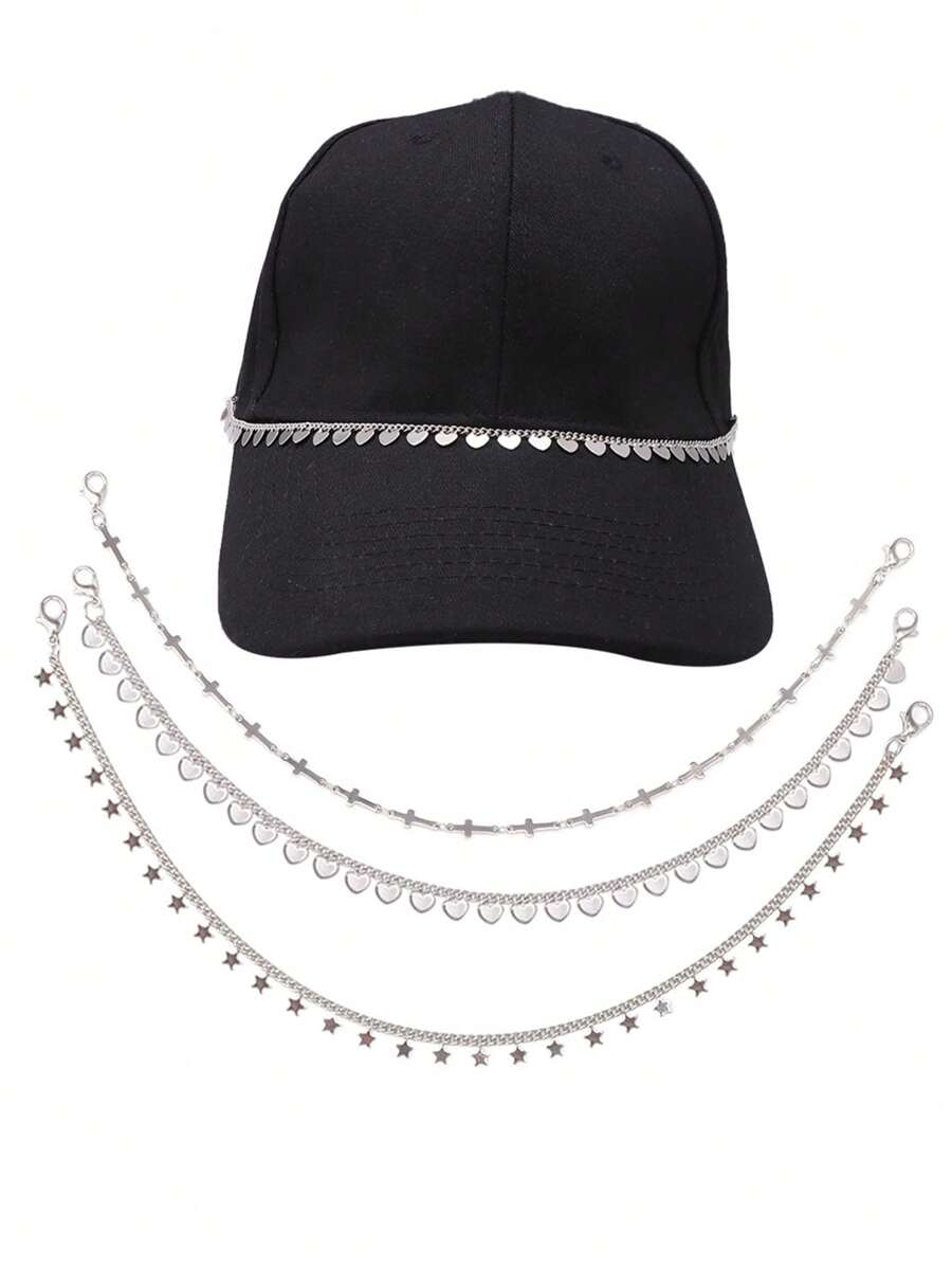 Versatile Hat Chain, Retro And Simple Chain Accessory, Hat Accessory Chain, Simple Hat Accessory