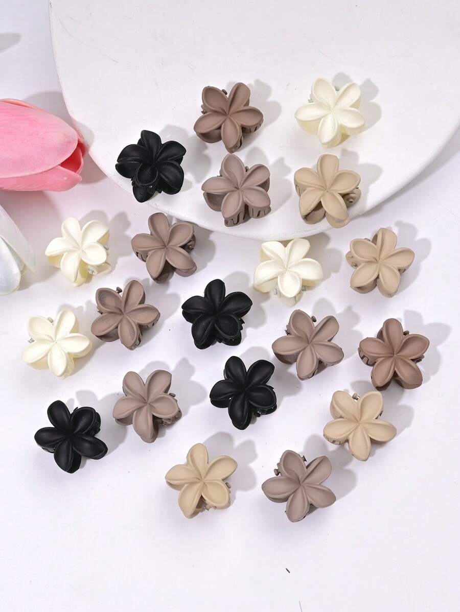 15pcs/20pcs Versatile Fashionable Small Daisy Flower Hair Clip, Women's Bangs Hairpin, Simple Minimalist Retro Barrette For Hair Care Summer Hair Claws Claw Clips Hair Clips Hair Jaw Clip Hair Clamps Hair Clutch Hair Catcher Clip