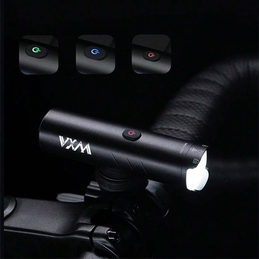 VXM Bicycle Front Light, Powerful Flashlight Headlight For Road Bike/Mountain Bike, Night Riding Light