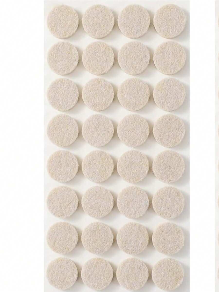 Furniture Felt Pad Set - Non-Slip Chair Leg Pads To Protect Hardwood Floors, Metal Finish Furniture And Floor Protector Pads