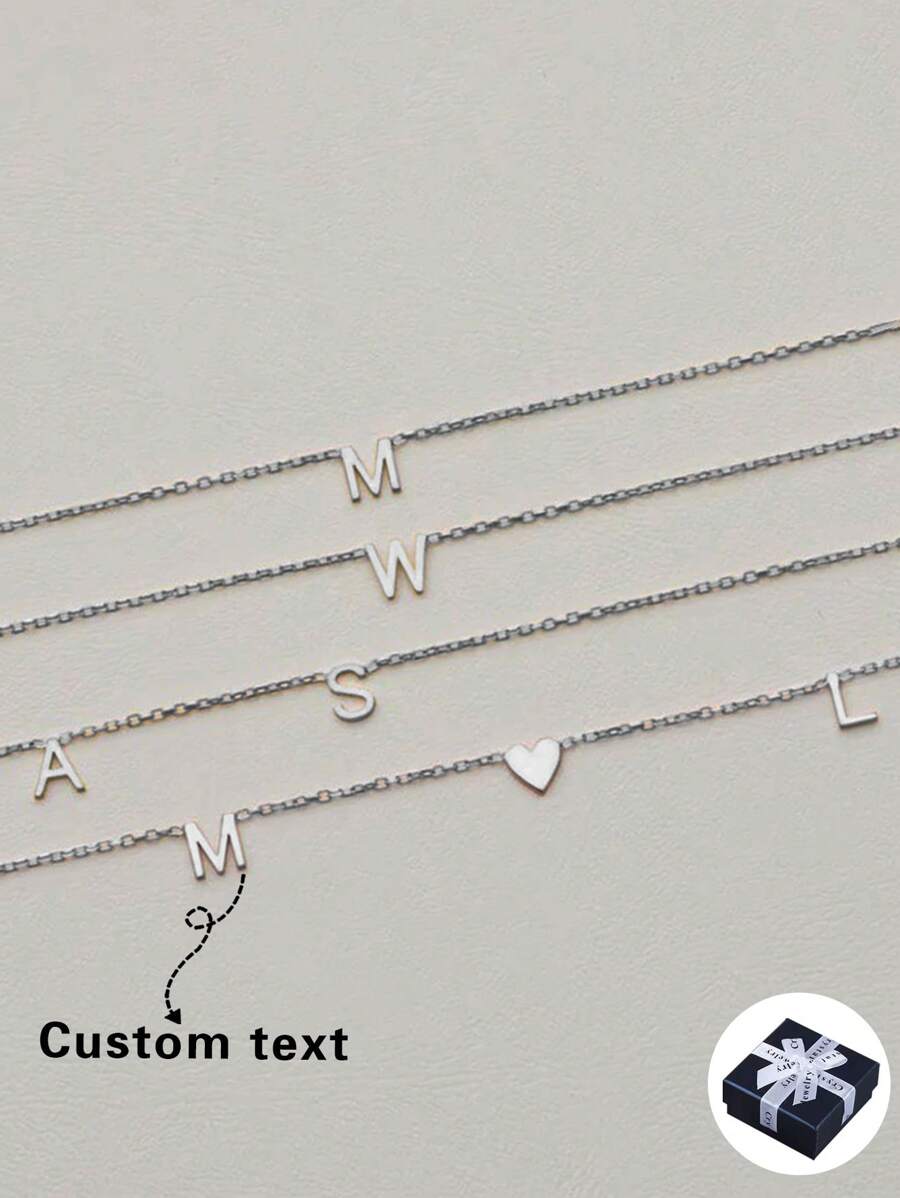 Personalisierte minimalistische Anfangsbuchstabe Namenskette, Edelstahl in Goldfarbe zarter kleiner Buchstabenanhänger, perfektes Geschenk für Paare, Freunde, Mutter, Vater, Geschwister, Großeltern, geeignet für Strand, Valentinstag, Muttertag, Vatertag, Jahrestag, Party, Hochzeit