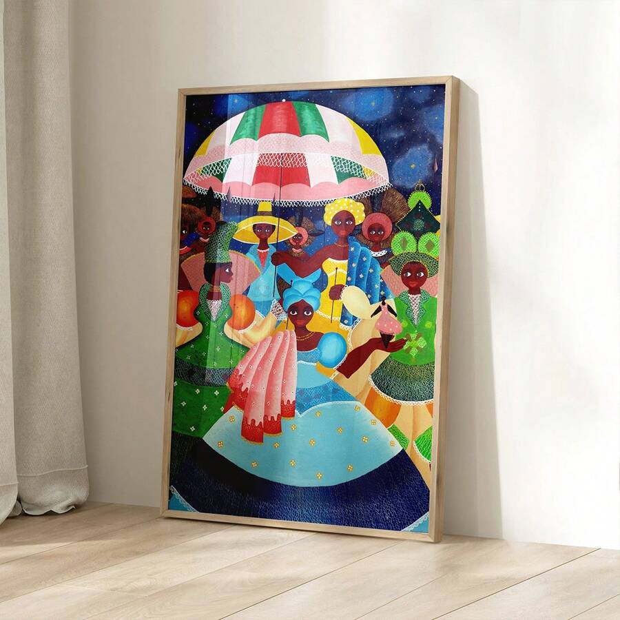 1 Pezzo Arte brasiliana, Dipinto del Brasile, Dipinto di paesaggio, Arte murale stampabile, Download istantaneo, Tela del Sud America, Decorazione per la casa, cartellone per la stanza, Arte murale su tela, Cornice opzionale, Oggetti per la decorazione della stanza, Decorazione per il soggiorno.