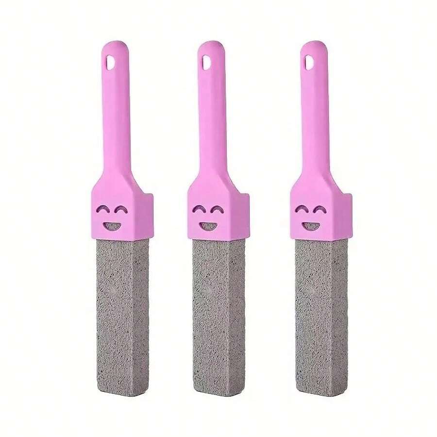 (Pack Of 3)Pumice Stick Cleaning Pumice Stick Pumice Scrubbing Pad For Cleaning Toilets, Bathtubs, Barbecues, Pools And Sinks, 5.9 X 1.4 X 0.9 Inches