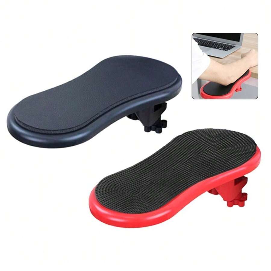 Supporto per braccio da scrivania, poggiapolsi per computer, estensione per scrivania, protezione per spalla e mano, tavoletta da fissare con tappetino per mouse