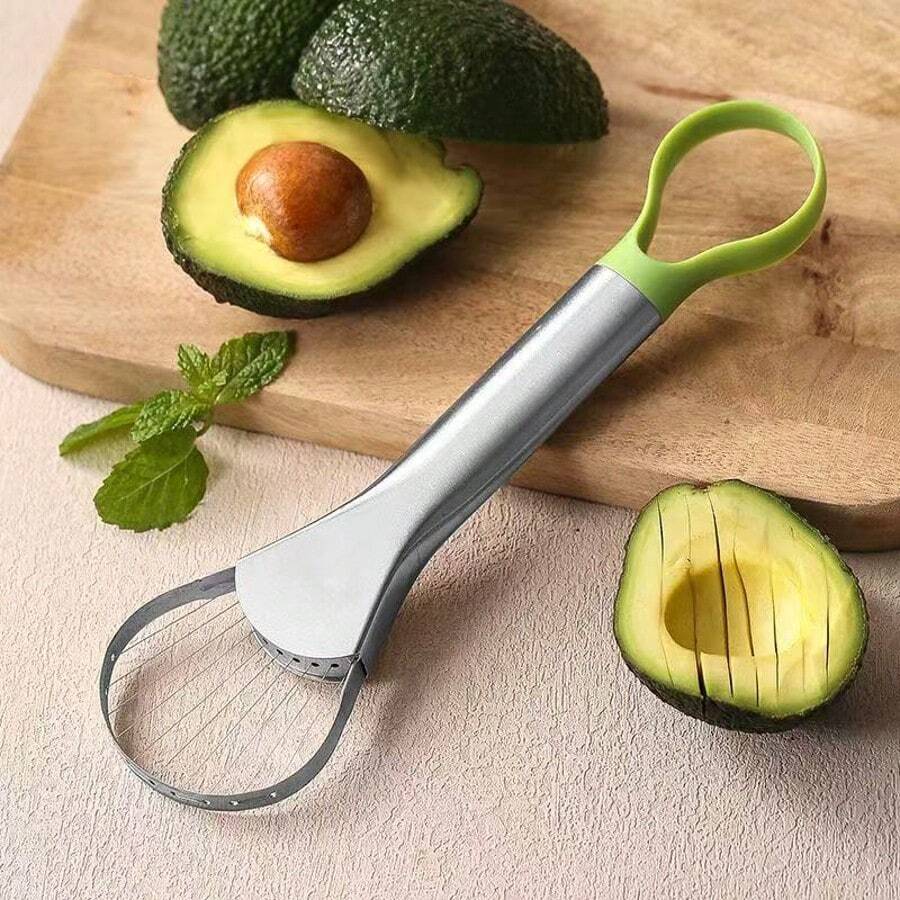 Stainless Steel Avocado Knife For Removing Pits And Slicing, Fruit Cutting Tool, Special Tool For Removing Pits Of Avocados And Slicing Of Dragon Fruits, Peeling Tool For Fruits