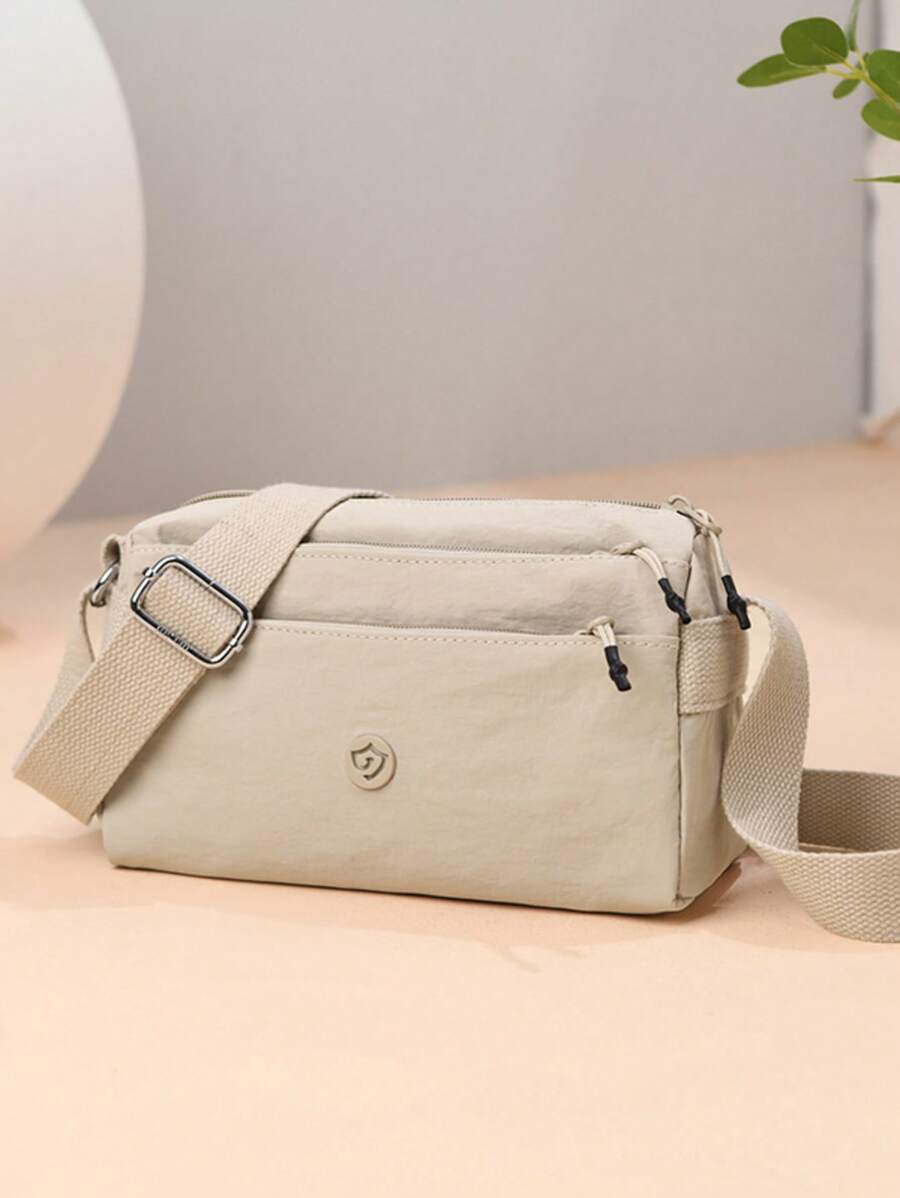 Crossbody Handbags For Women With Multi Pocket Shoulder Bag Nylon Travel Purse