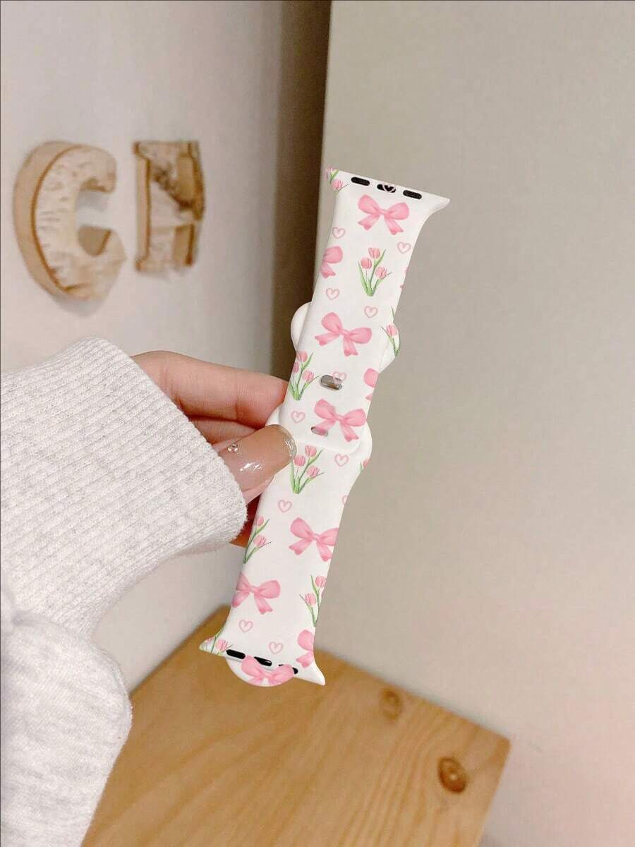Suitable For Ladies To Wear Bow Strap In Summer, Cute, Sweet And Fashionable Apple Smartwatch Replacement Strap Suitable For Apple Watch Ultra/SE/8/7/6/5/4/3/2/1 New Apple Watch S10 Seriesapple Watch Band