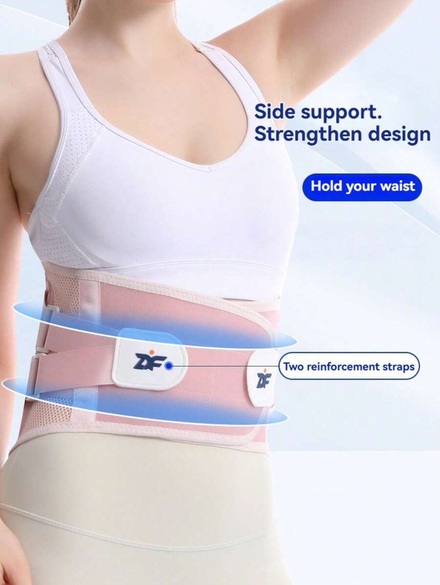 Support lombaire réglable, stabilité en maille avec tissu de refroidissement, conception légère et respirante