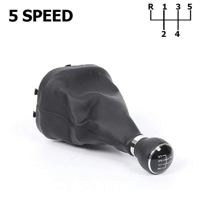 5/6 Speed Gaiter Boot Cover Gear Shift Knob For VW Touran Caddy MK2 2003 2004 2005 2006 2007 2008 2009 2011 2012 2013 2014 2015