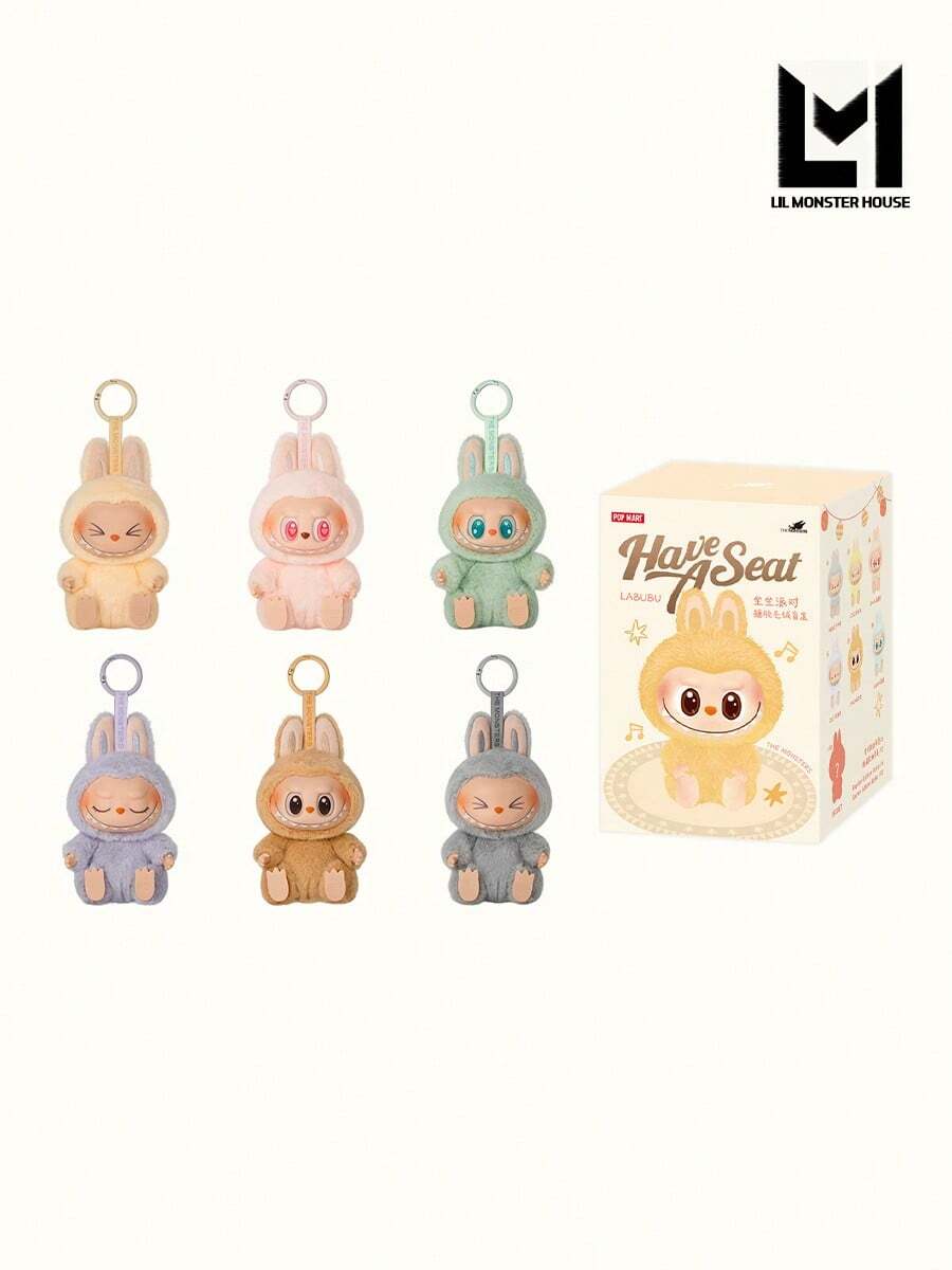 POP MART Labubu Blind Box Labubu THEMONSTERS Sit Sit Party Plush Blind Box(Only One Box)Final Sell