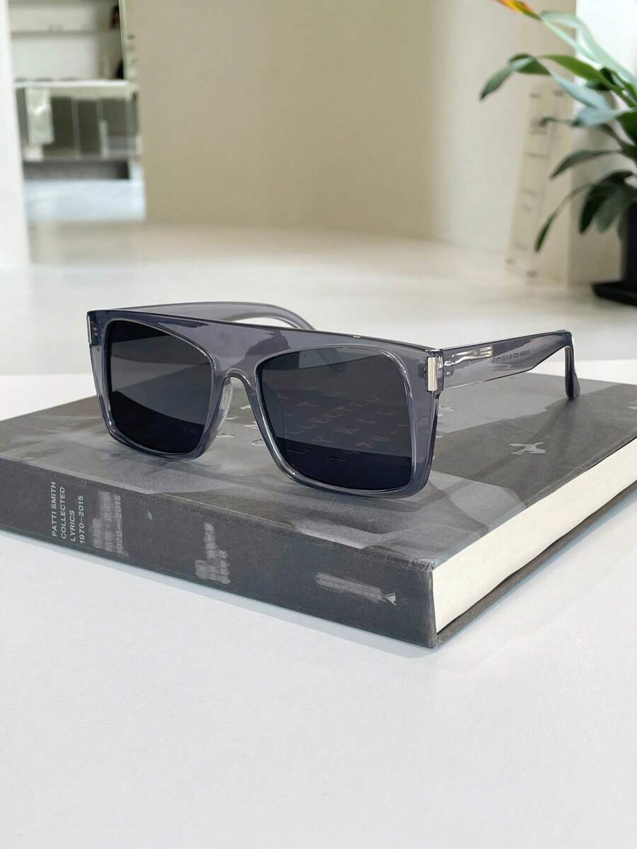 Óculos de sol quadrados de moda retrô masculinos, Óculos de condução versáteis e antiofuscantes de alta qualidade clássicos para o verão