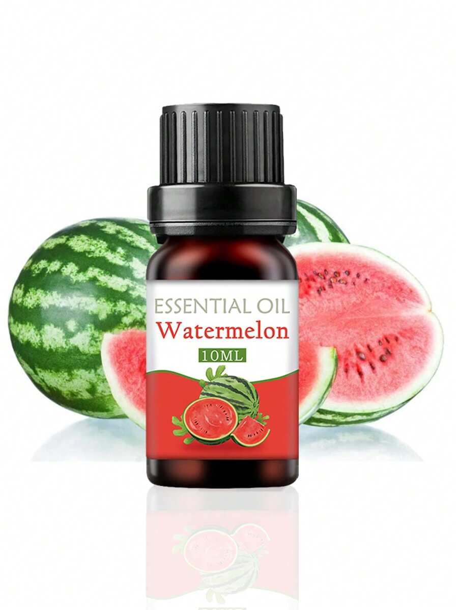 1 Pezzo 10ml Olio Essenziale Alla Fragranza Di Anguria, Adatto Per La Purificazione Dell'Aria Domestica, Aromaterapia Per Auto, Diffusore, Intensificatore, Umidificatore, Candela, Sapone, Purificazione Dell'Aria, Aromaterapia Dell'Aria Fresca - 10ml