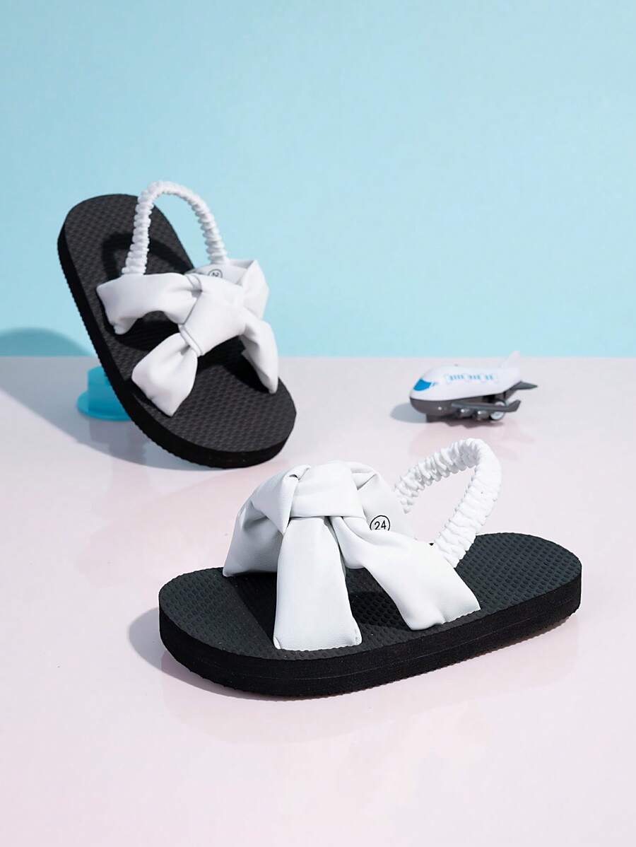 Sandalias para niñas, lindas, de espuma, fashion y versátiles para uso diario, con cinta mágica ajustable, ligeras y transpirables, antideslizantes