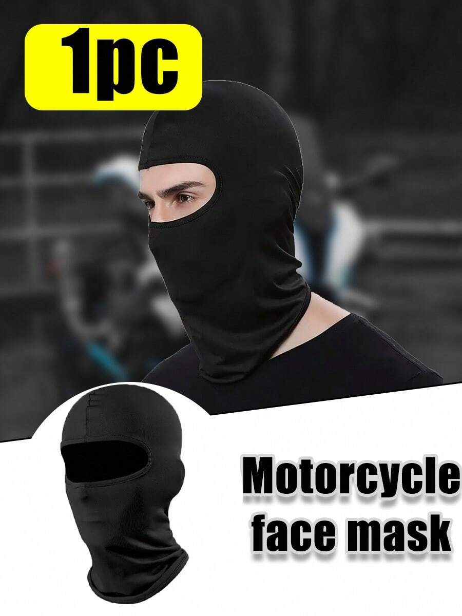 1pc Windproof Full Face Mask - Balaclava Ski Mask For Men Women - Motorcycle Helmet Liner Face Cover