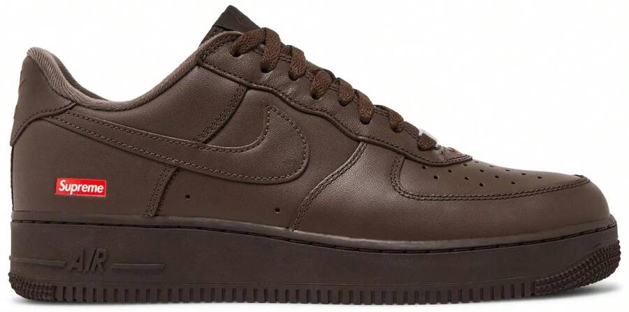 Nike Air Force 1 Low Supreme Baroque Brown - Iconic Collaboration For Fall