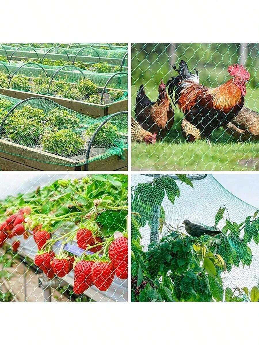 1 Pc Bird Protection Net, Garden Plant Mesh, Protecting Plants And Fruit Trees From Birds, Deer, Poultry, Best Fencing Anti-Bird Net Garden Net Orchard Anti-Bird Net Polyethylene Anti-Bird Net Extrusion Anti-Bird Net Grape Anti-Green Anti-Bird Net