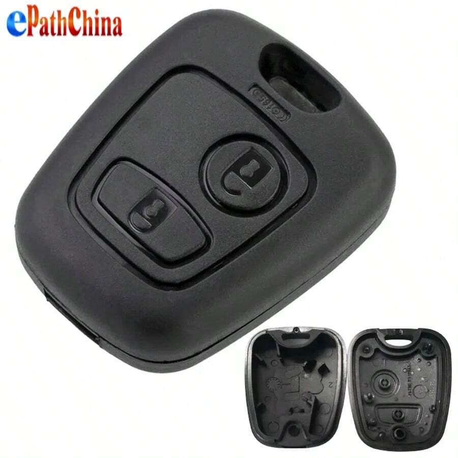 2-Button Car Remote Key Case, Suitable For Peugeot 307/107/207/407, Citroen C1/C2/C4/C4/XSARA Picasso