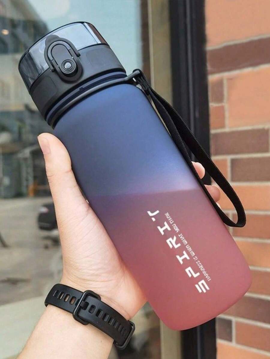 500ml, 1000ml Large Capacity Plastic Gradient Water Cup, Outdoor Sports Water Cup, Direct Drinking Water Bottle For Easy Handling