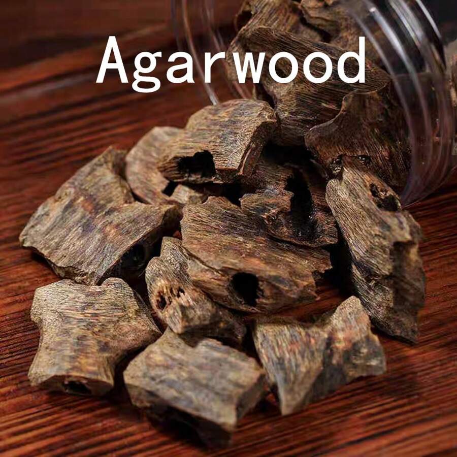 5g/15g/30g/60g Copeaux d'agar de Canaan naturels pour apaiser et dormir, sans produits chimiques, parfum doux, convient pour le charbon, le chauffage électrique, le charbon doux, la diffusion de feu, matières premières haut de gamme de l'encens chinois et arabe, convient pour la relaxation, le sommeil, le yoga, le thé, le spa et la méditation, etc.
