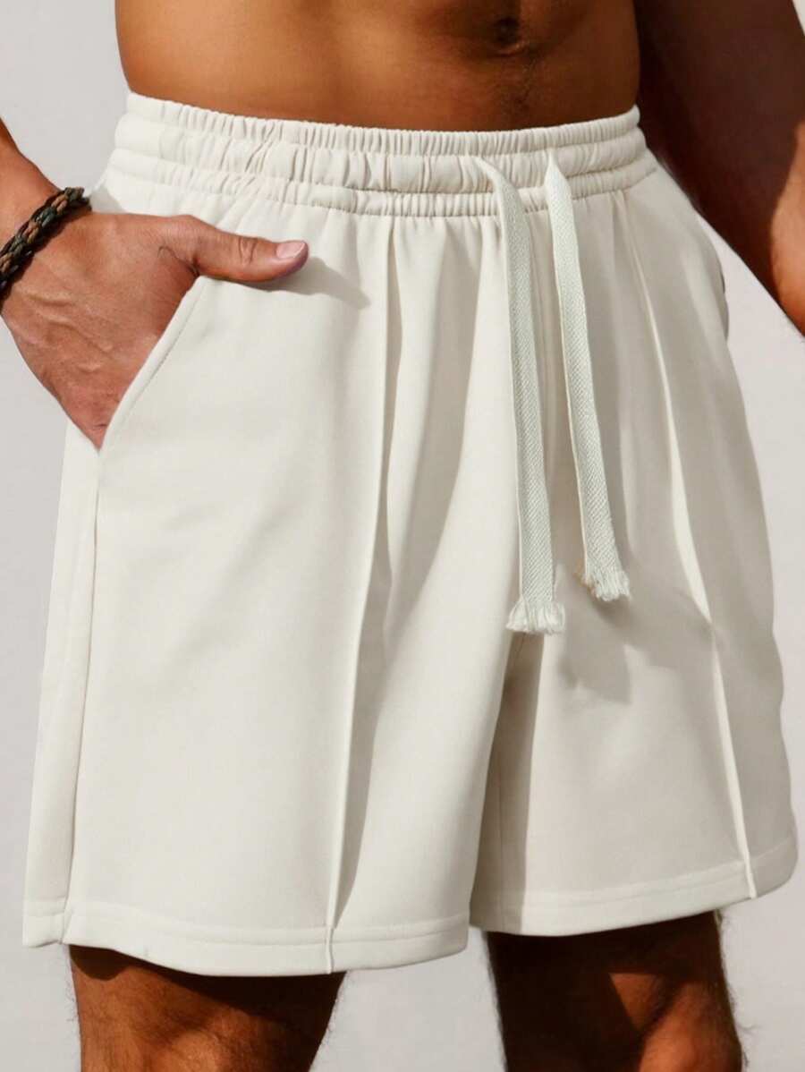 Pantaloncini bermuda da uomo casual con vestibilità morbida, a gamba dritta, con stampa a righe 3D, comodi e adatti per la spiaggia