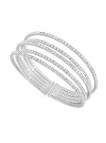 Cinq rangées d'argent