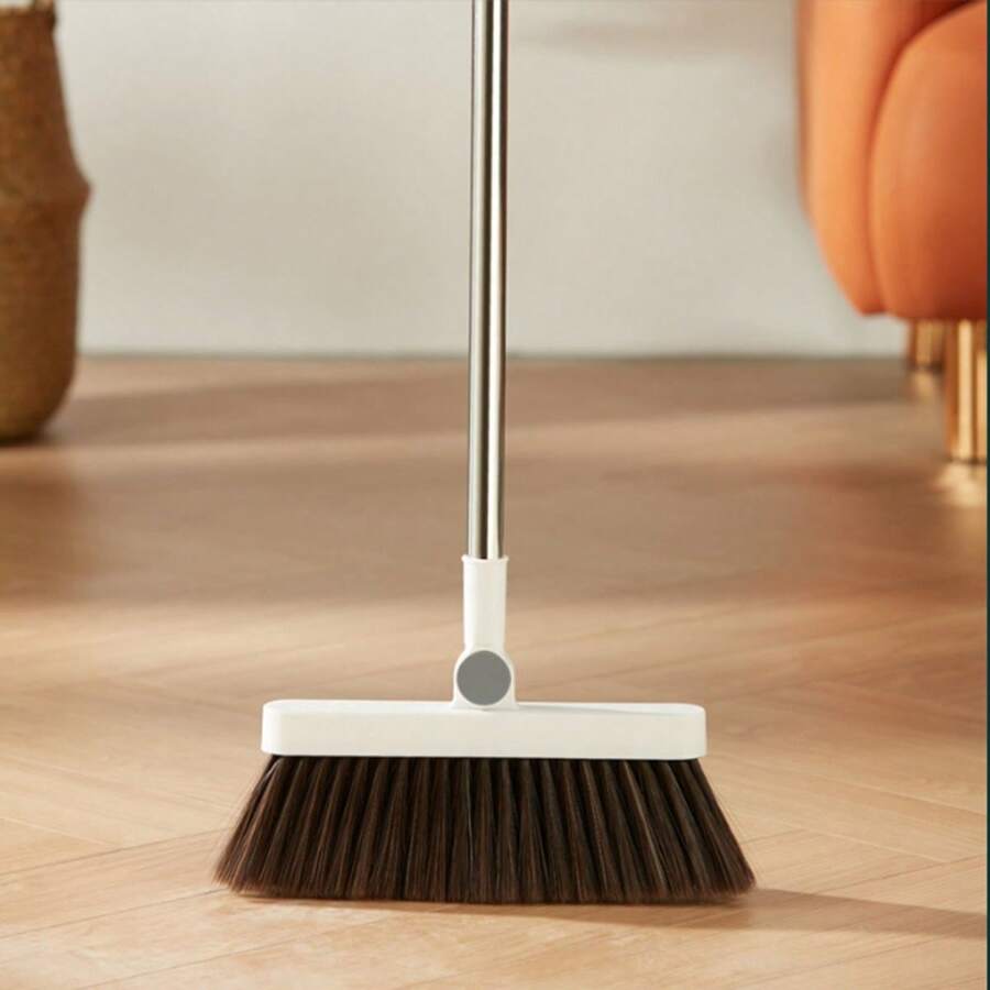 1 pièce Balai pivotant à 180 degrés avec manche flexible - idéal pour le salon, la chambre à coucher et le dépoussiérage du plafond, léger et portable, essentiels de nettoyage de la chambre | Design de balai moderne | Balai léger