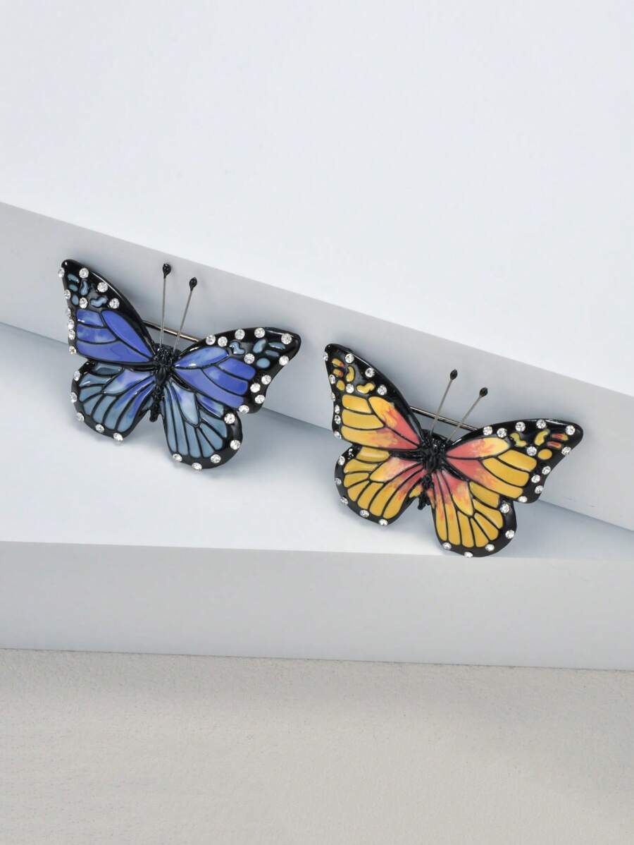 Mysterious Butterfly Women's Brooch, Personalized Luxury And Fashionable Insect Style Jewelry For Women, Suitable For Dresses And Sweaters, Men's And Women's Alloy Clothing Accessories Brooch, Mother's Day Gift, Valentine's Day Gift, Birthday Gift, Date Gift