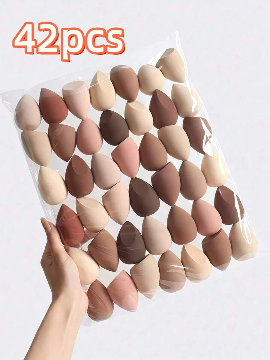 20PCS Makeup Sponge Set, Random Shape And Color Mixed Beauty Sponge For Liquids, Creams And Foundation, Latex-Free Dual-Use Makeup Bubbles For All Skin Types, Easy To Use, Simple And Easy To Carry. .