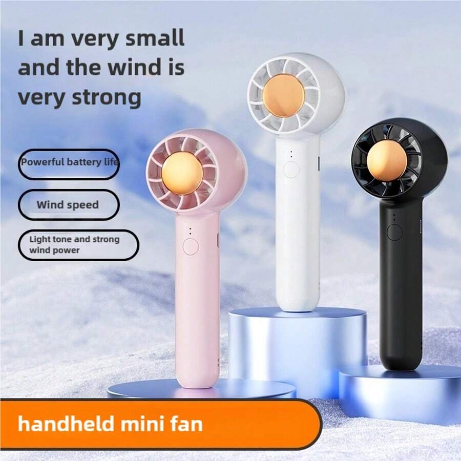 Mini Eyelash Fan, Portable Fan, USB Charging, 3 Speeds, Makeup Fan, Women's Handheld Fan, Desktop Fan Suitable For Hot Weather, Ideal For Office, Outdoor, Travel And Camping, The Best Gift Choice,300mah