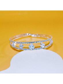 Zircone carrée en argent