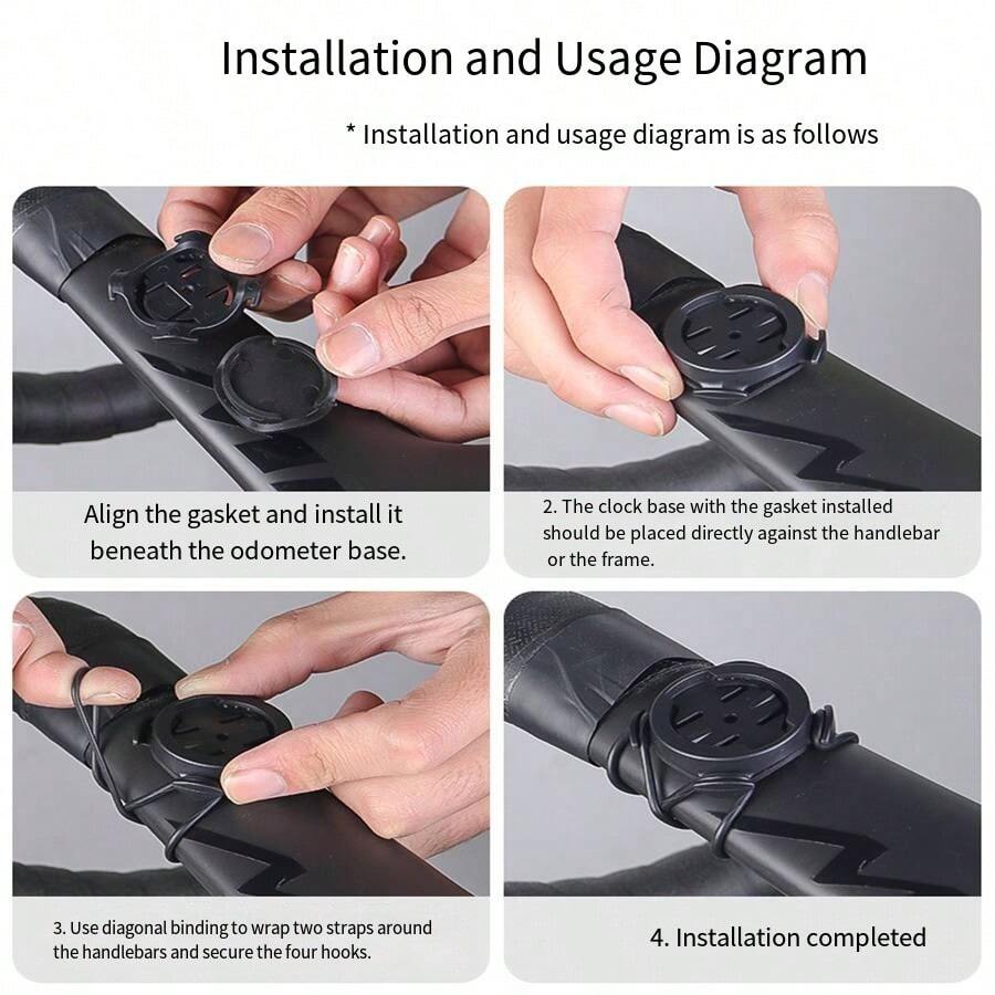 Bicycle Speedometer Bracket, Bike Mount Strap Suitable For Road Bicycle Computer, Garmin Computer Mount