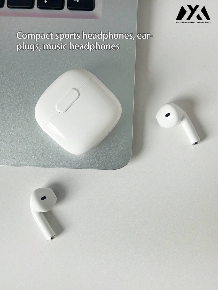 MEIYIXING DIGITAL TECHNOLOGY Wireless Headphones, With A Capacity Of 200mAh, Can Provide Up To 2-5 Hours Of Playback Time. Stereo Wireless Headphones, Sporty Mini Headphones. Wireless Headphones, Compact And Portable, With High-Quality Microphone, Low-Frequency Wireless Headphones, Suitable For Running And Exercising.