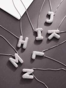 Silver Box Chain + Letters