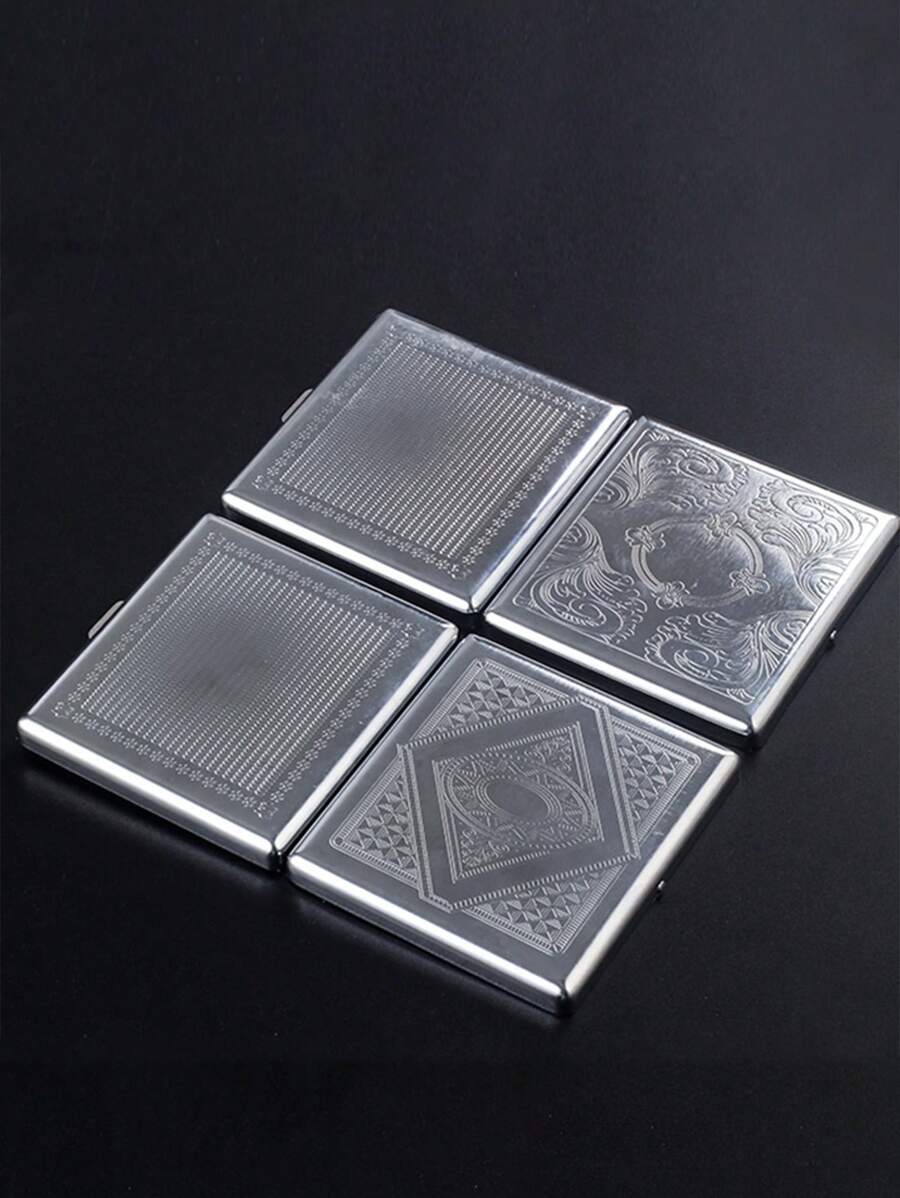 20 Pack Cigarette Box Carved With Men's Personalized Creative Flip Cover Cigarette Holder, Portable Fragrance Box, High Aesthetic Value