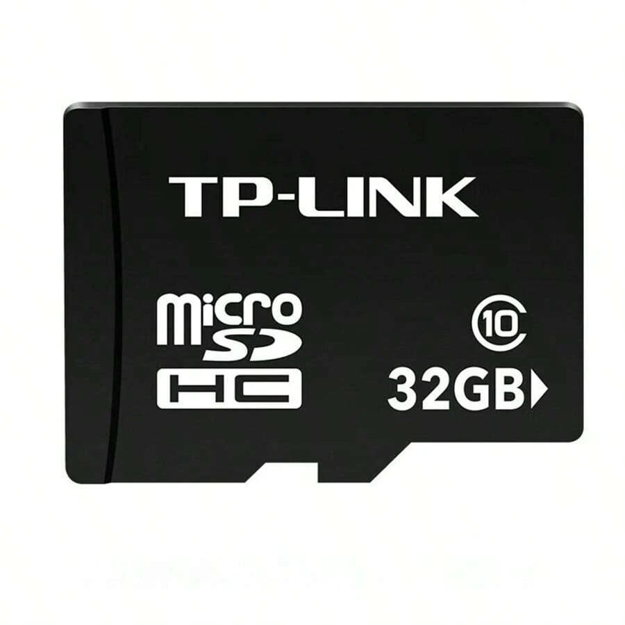 tp-link TF-Karte für Videoüberwachungskamera 32G-Speicherkarte zur Sicherheitsüberwachung Schnelle Lese- und Schreibgeschwindigkeit Stabile Leistung 24 Stunden Allwetterlagerung Lese- und Schreibgeschwindigkeit der Klasse 10 TL-SD32L