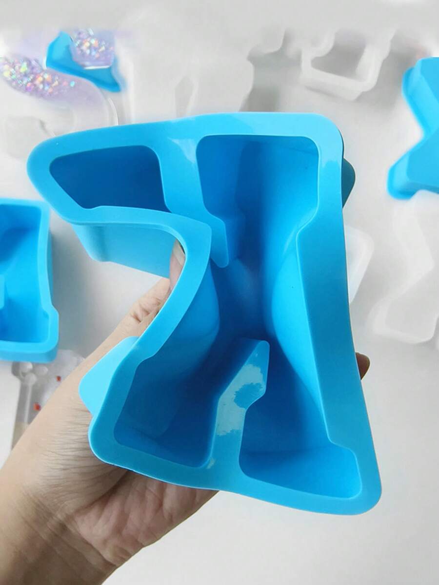 Alphabet & Number Silicone Resin Mold Casting And Flower Preservation - Deep Epoxy Resin Mold Set For DIY Weddings, Valentine's Day Gifts, And Home Decoration Artifacts - , Flexible And Non-Deforming Material, Easy Demolding And Cleaning