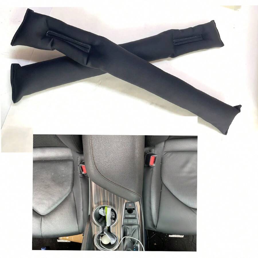 High-Quality Leather Car Seat Gap Fillers - Fit For Suvs, Trucks & Cars | Leak-Proof & Dirt-Resistant | Easy Clean