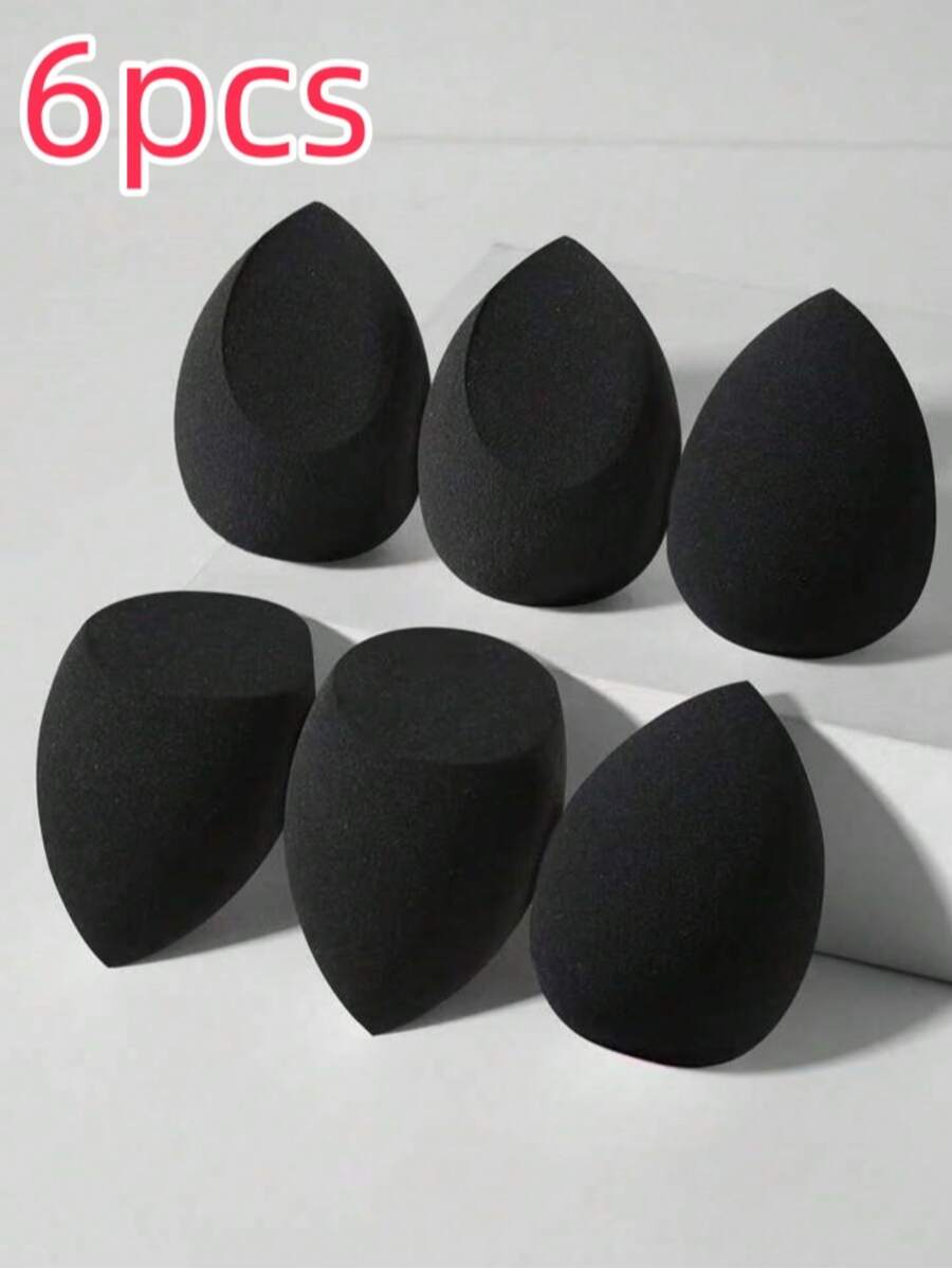 6 Stücke Make-up-Schwämme, zufällige Form, geeignet für alle Hauttypen, latex-freie Multifunktions-Make-up-Schwämme für Flüssigkeiten, Cremes und Puder, keine Streifen, glatte Make-up-Anwendung, einfach und schön, leicht mitzunehmen.