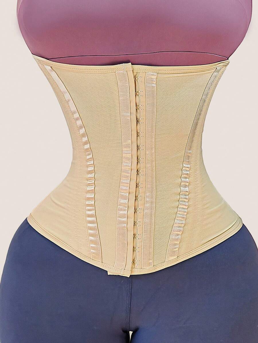 Nouveaux produits sur le marché Gaine de sport avec fermeture éclair Ceinture en plastique Femme Shapewear de scellement de taille