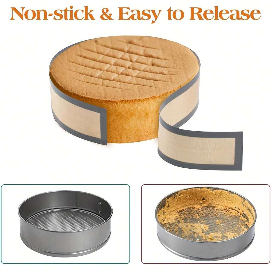 Estera de silicona resistente a altas temperaturas para bandejas de hornear pasteles