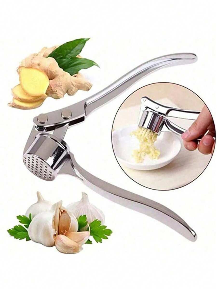 1 pièce Presse et broyeur à ail manuel, hachoir et broyeur d'ail pratique, outil pour ail et gingembre, ustensile de cuisine