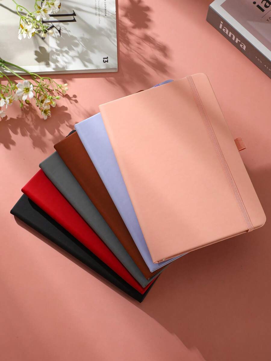 1pc A5 Binder Creative Business Notebook, Without Pen, School Supplies,Back To School