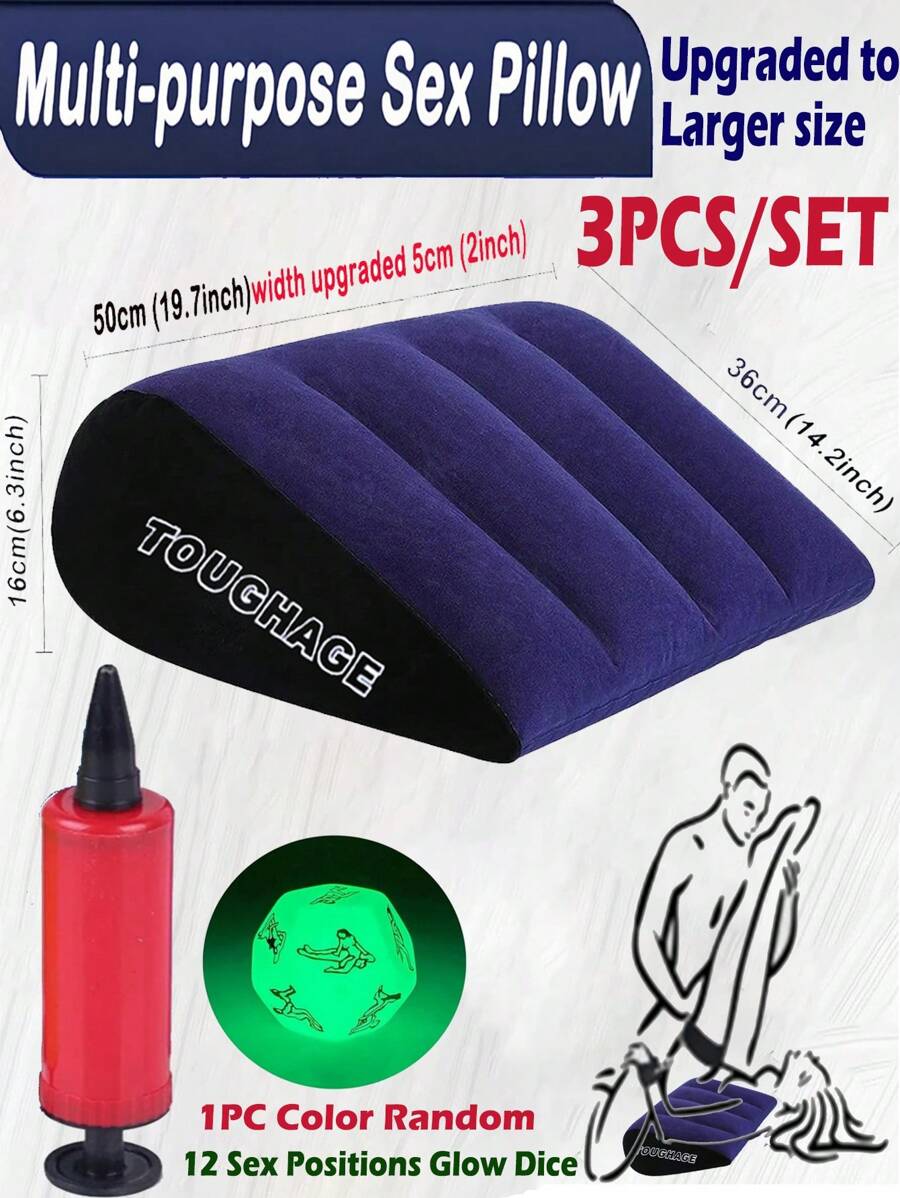 Aufblasbares rosa Sexkissen, SM Produkt, Sexspielzeug für Erwachsene, Sexkissen, Positionskissen, dreieckige aufblasbare Rampe, Möbel für Paar, Positionierung, tiefere Position, Stützkissen für Männer und Frauen, Paar, Sex, sexy, Sexshop, Sexpostur Hilfekissen, BDSM Sofa Sexmöbel Sexkissen