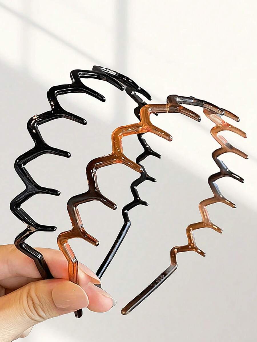 1/2 Women's Simple Basic Headbands, Wavy, Makeup Headband, Elegant Style Headbands, Hair Accessories,Hairband,Hair Hoop