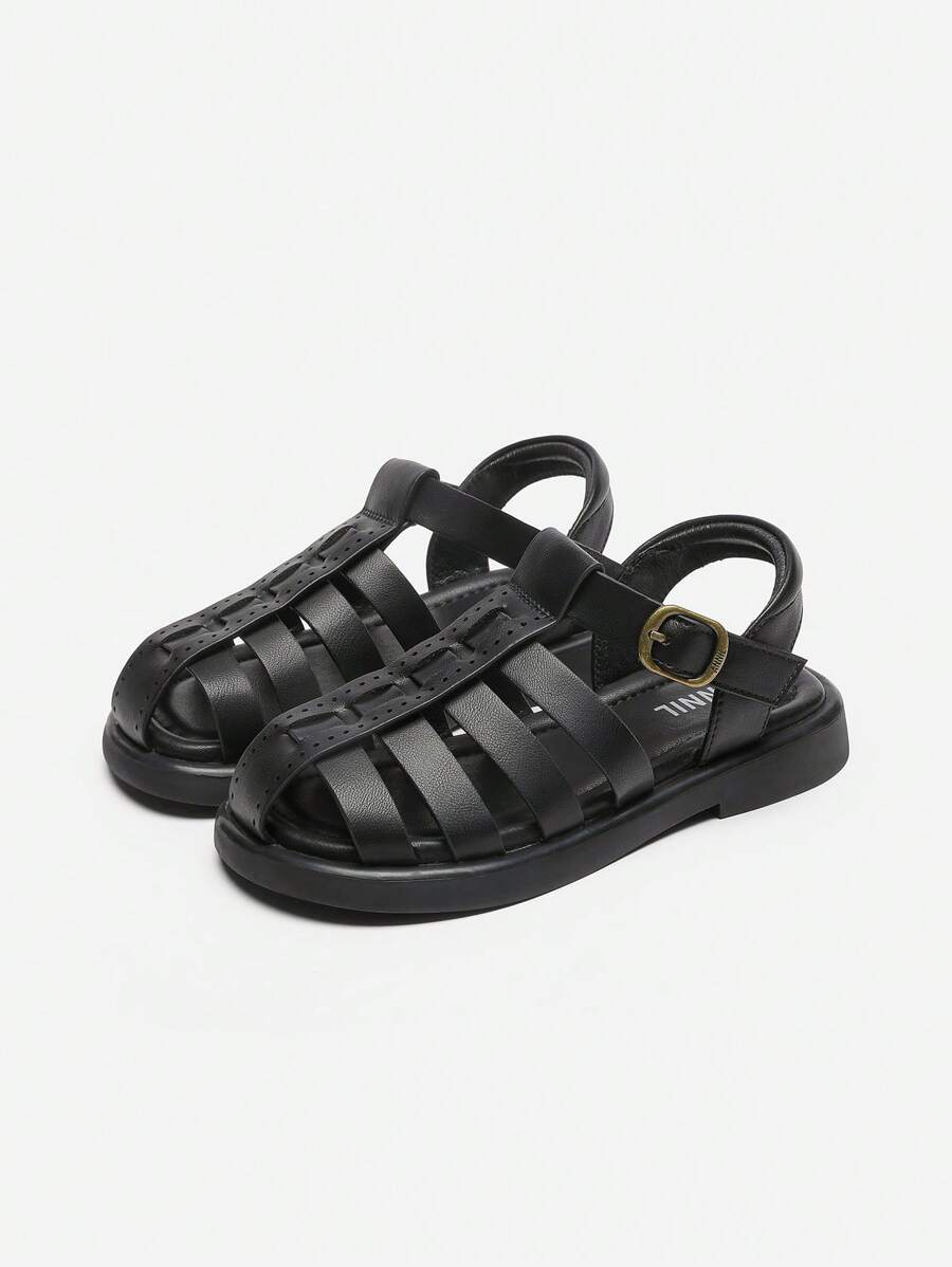 Annil Zapatos para niños, sandalias deportivas para niñas, zapatos de princesa para primavera y verano, zapatos romanos de suela blanda para uso exterior