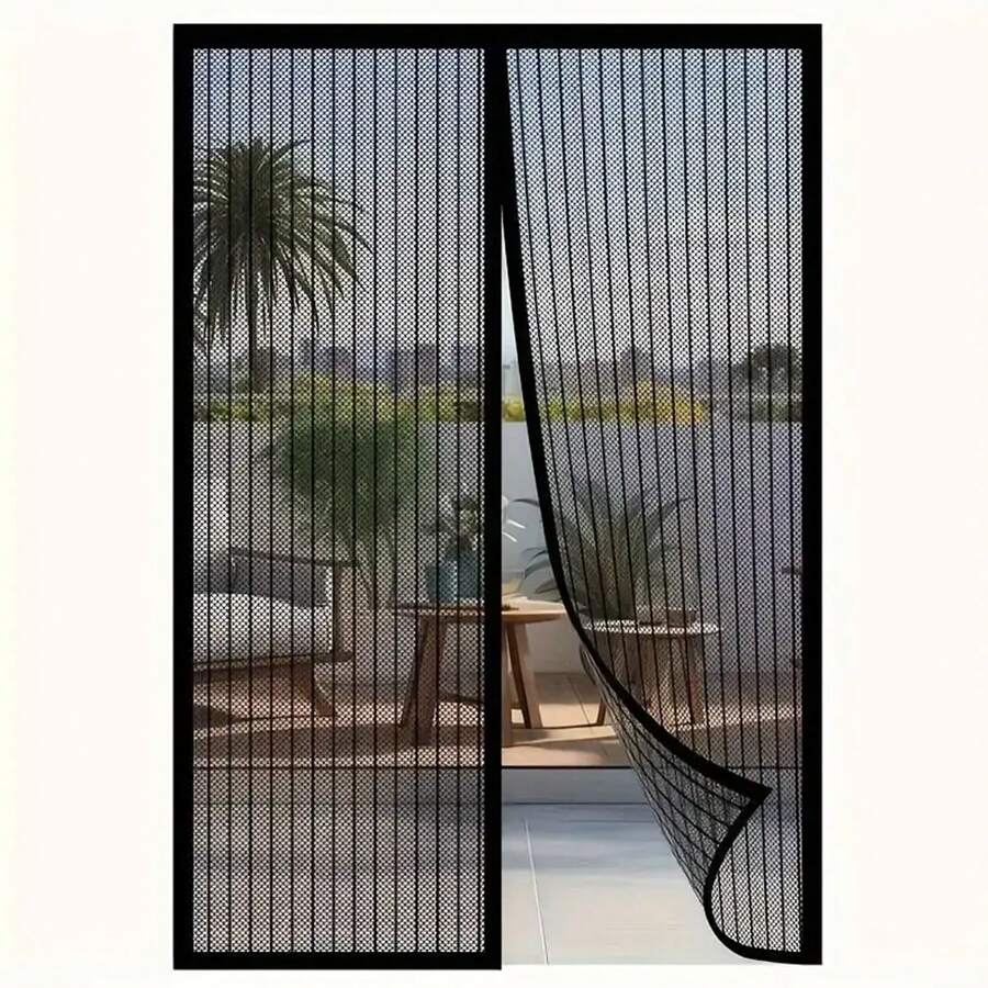 Magnetic Screen Door With Easy-Clean Soft Mesh, Breathable And Effective Mosquito Prevention, Suitable For 36 X 82 Inches - Perfect For Indoor/Outdoor Use, Mosquito Net