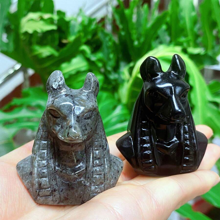 1 pieza Figura de perro de cristal de cuarzo, decoración de cristal, regalo para hombres y mujeres, curación de cristal, regalo de cristal hecho a mano. Nota: Puede haber una variación de tamaño de 1-3 mm debido a la naturaleza hecha a mano, si le molesta esto, por favor no compre.