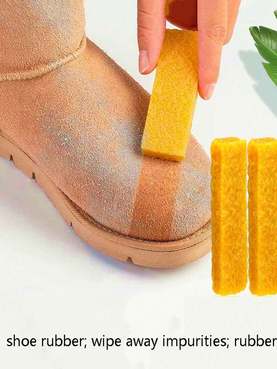 2 pièces/4 pièces Bloc en caoutchouc ; Gomme à effacer en caoutchouc ; Produit de nettoyage et de décontamination en caoutchouc pour le ; Produit de nettoyage pour et synthétique - Bâtonnet en caoutchouc durable, outil de nettoyage de chaussures en caoutchouc, lingette de nettoyage en caoutchouc, cirage à chaussures ; Chiffon de nettoyage pour bottes de neige, feuille de caoutchouc brut ; Gomme à effacer en caoutchouc brut ; Feuille de caoutchouc ; Feuille de caoutchouc brut de décontamination ; Feuille de caoutchouc brut pour chaussures ; Bloc de caoutchouc brut