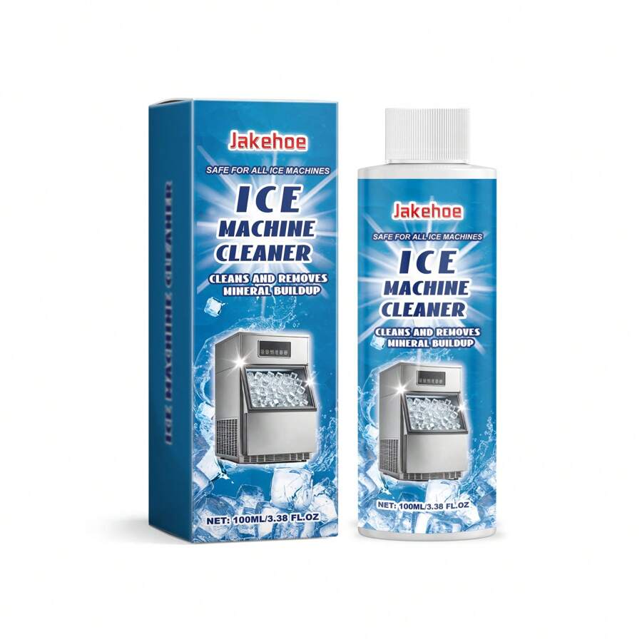 Ice Machine Cleaner Tablets - Deep Descaling & Odor Eliminator With Lauryl Poly Ether Sulfate & Fatty Alcohol-9 For Commercial/Home Ice Makers (100ml)