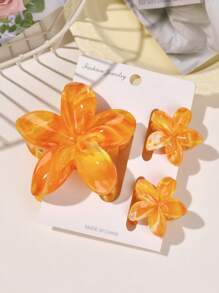 Marmor leuchtend orange